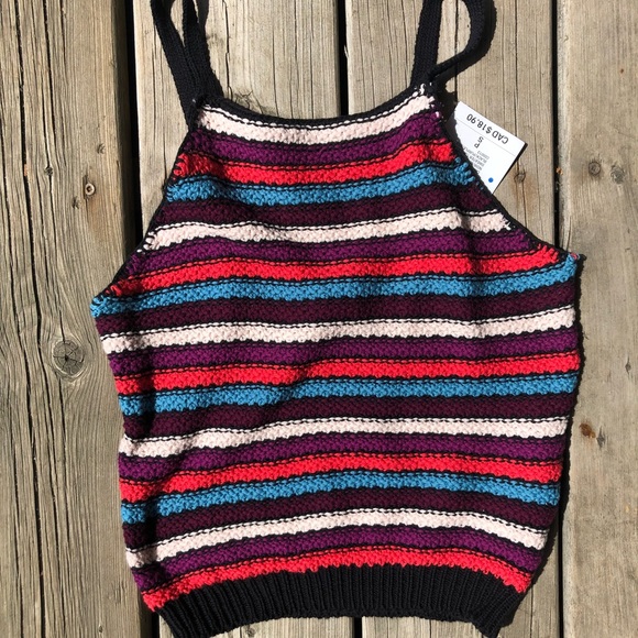 NWT crochet crop top